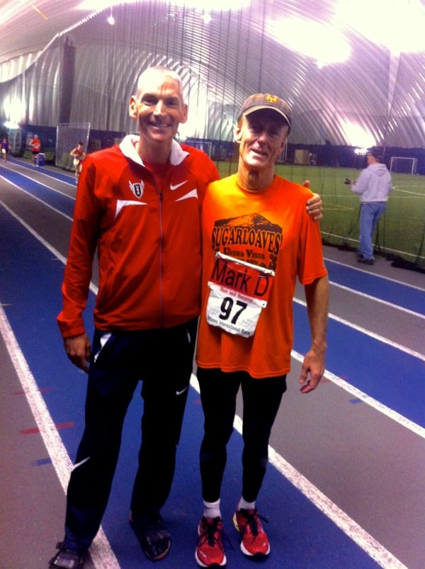 Jon Olsen 100 mile North American record with mentor Mark Dorian