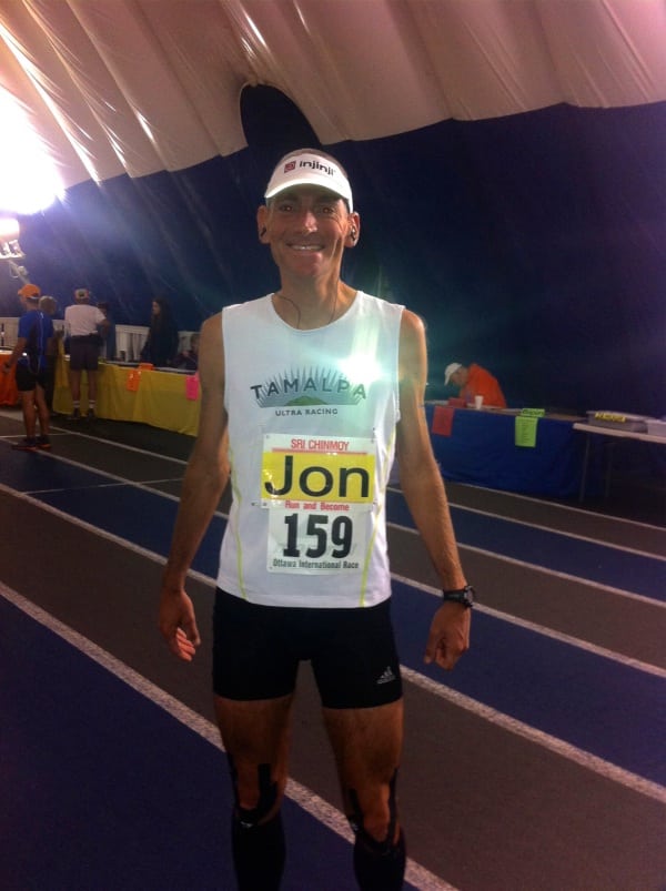 Jon Olsen 100 mile North American record