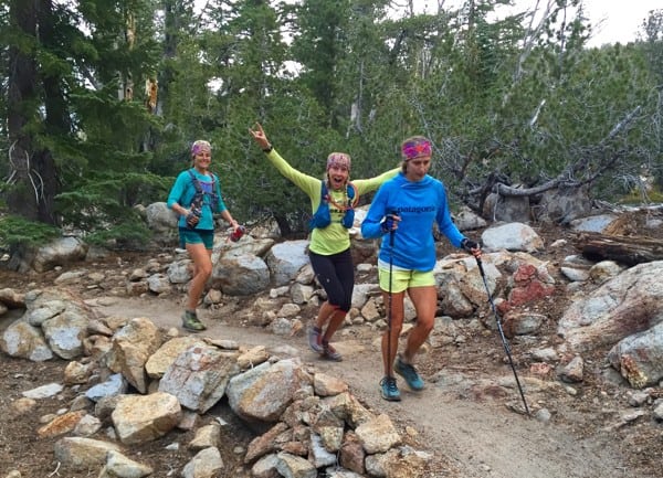 Krissy is paced by Darcy Piceu and Monica Ochs. Photo: Gina Lucrezi