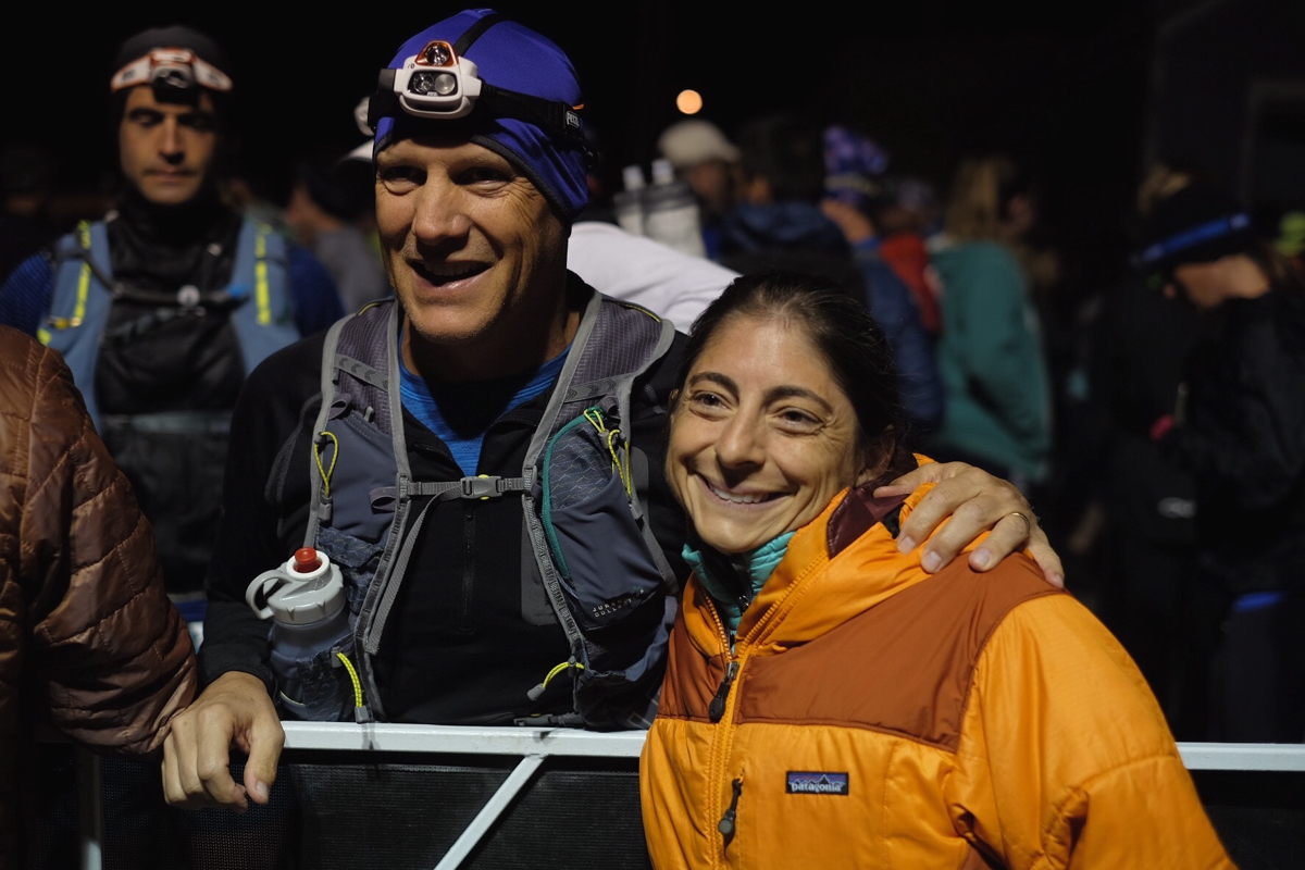 Liza and Rick at the 2017 Leadville Trail 100 Mile start