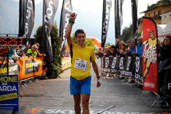 Spain's Manuel Merillas is happy with third. Photo: Ian Campbell