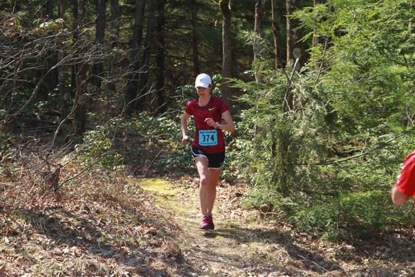Megan Roche at the Hyner View Trail Challenge. Photo: Al-Des Shady