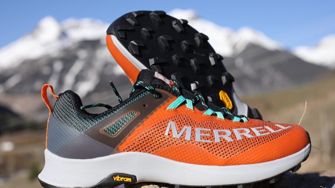 merrell lightweight performance trail sneakers