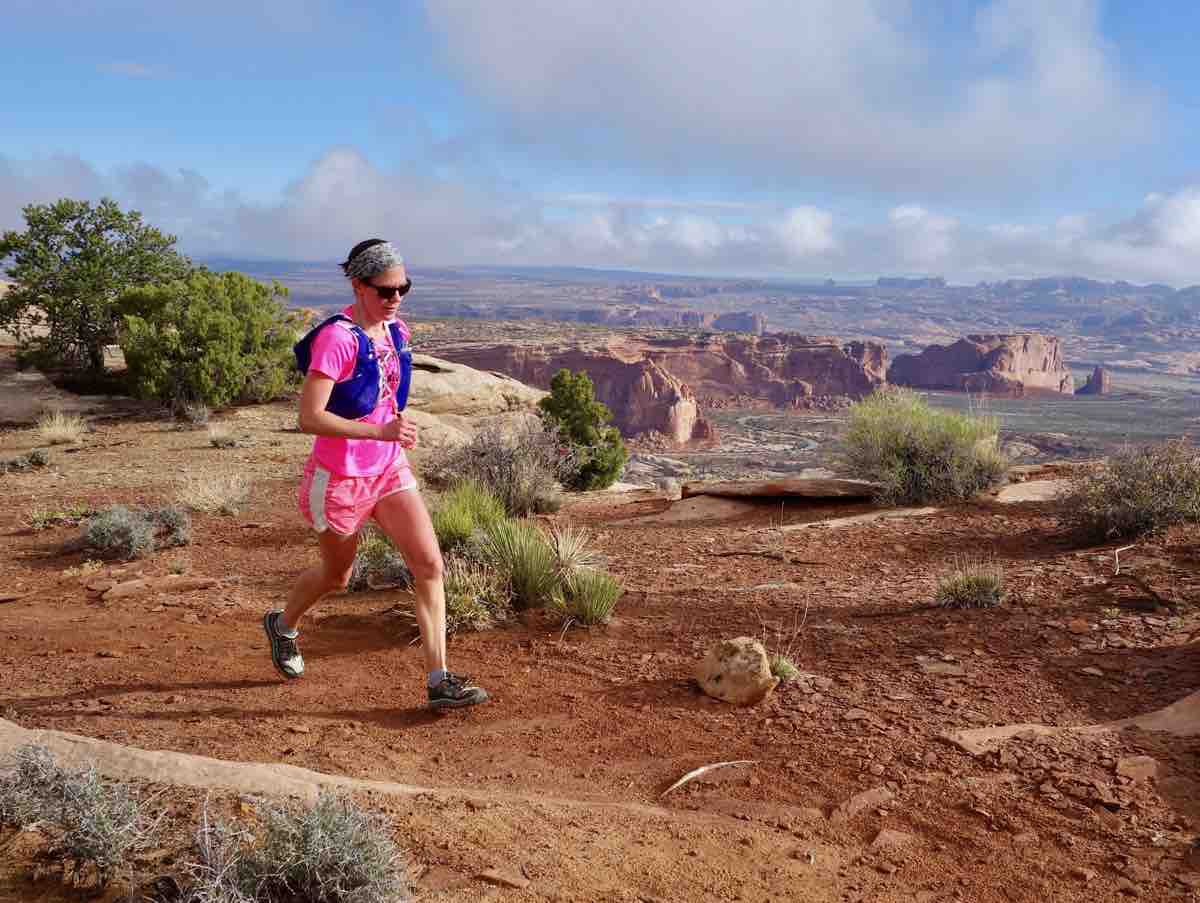 Moab trail running - running vest
