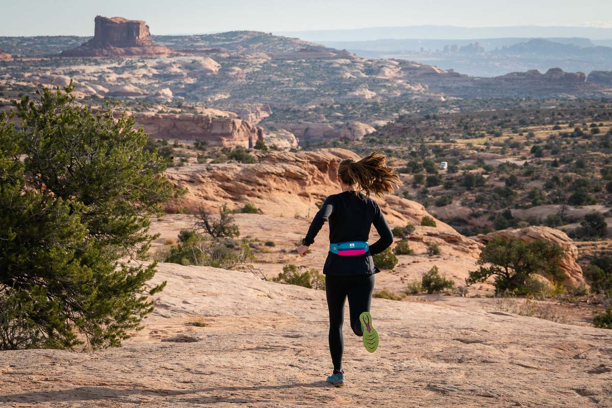 Best Running Belt - Nathan 5k Race Belt - high desert running