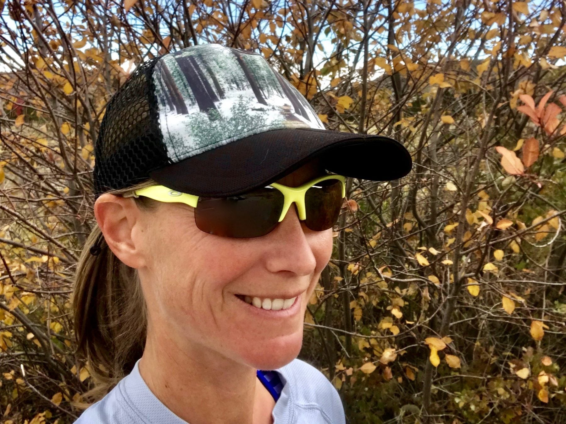 running hat with neck flap
