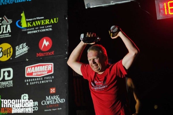 Paul Charteris - Paul triumphant at 2015 finish