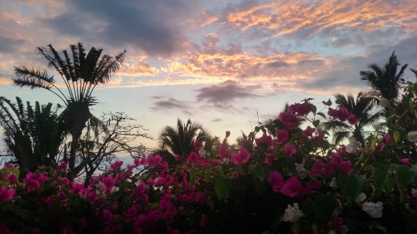 Reunion Island sunset