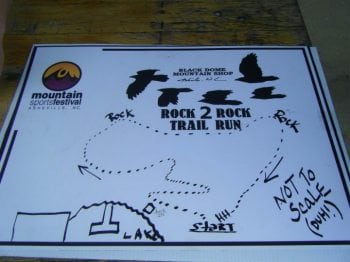 Rock2Rock Trail Run Course Map Rock2Rock Trail Run Course Map