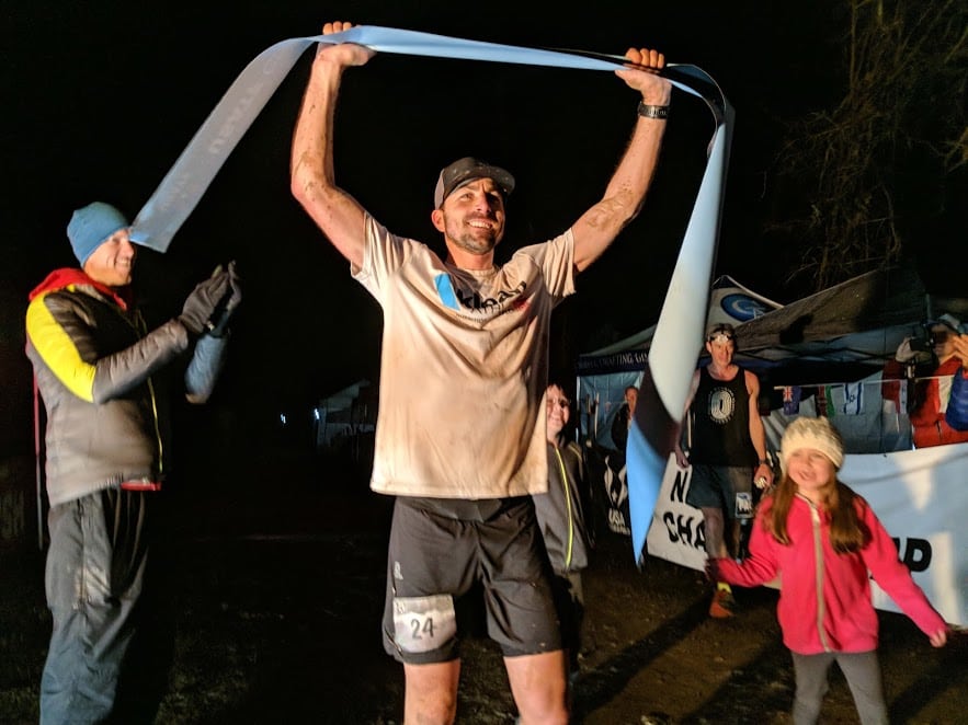 Ronnie Delzer - 2018 Rocky Raccoon 100 Mile champion