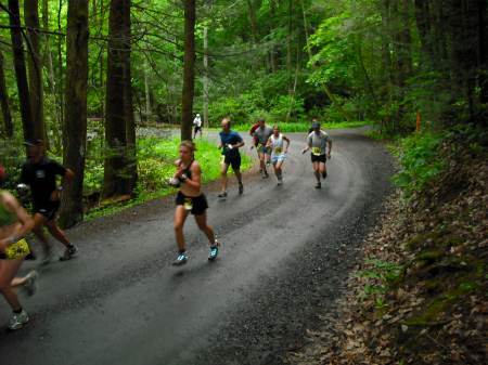 2010 Rothrock Trail Challenge women leaders. Rothrock 2010 women leaders