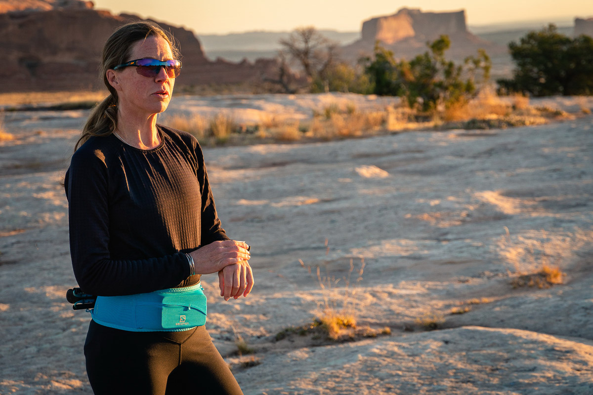 Best Running Belt - Salomon Sense Pro - high desert running