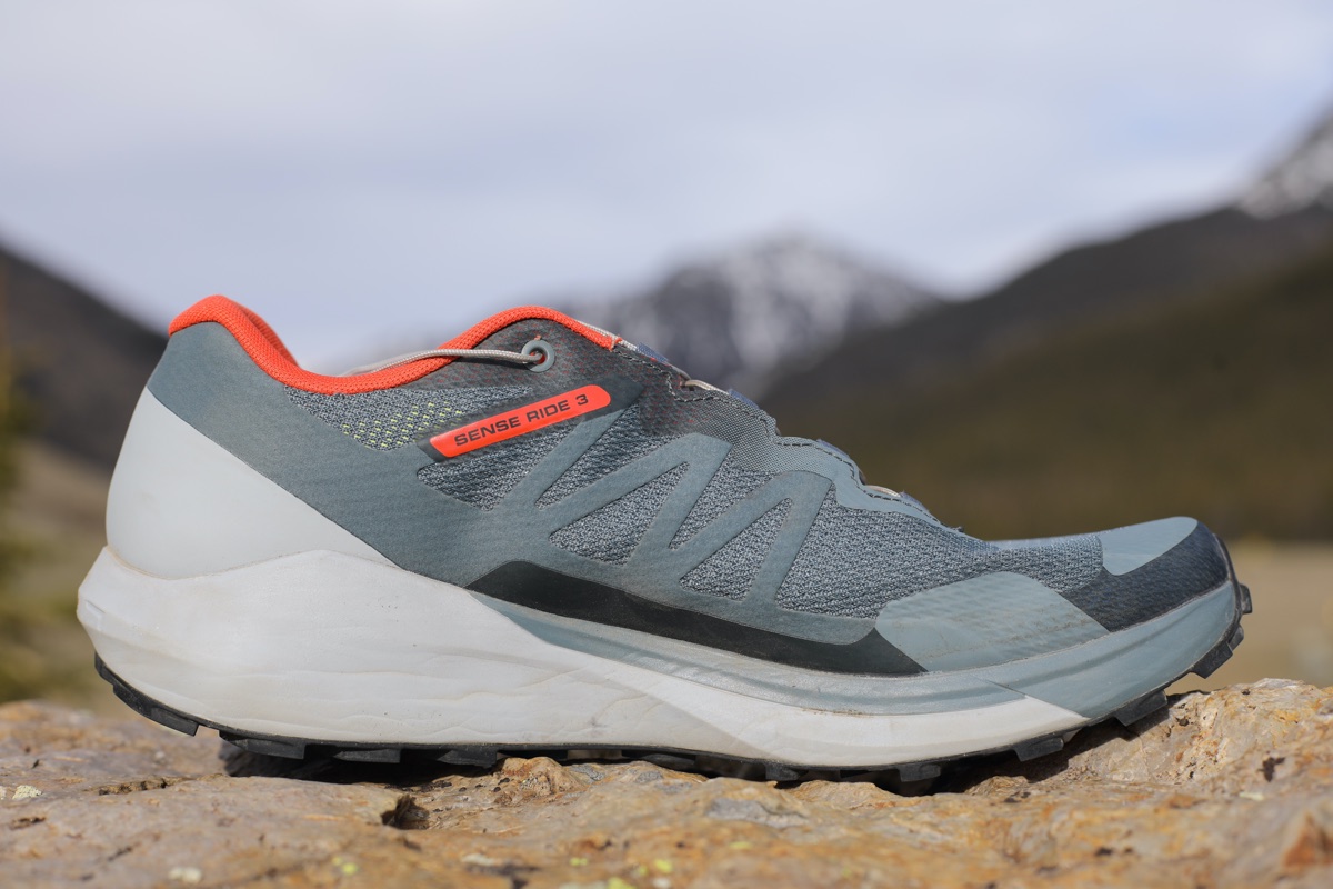 salomon sense ride black white