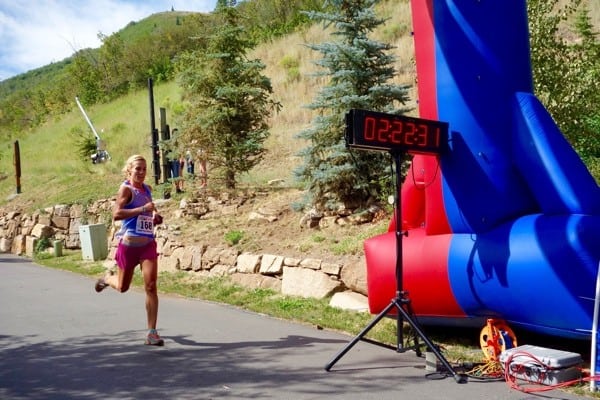 Sarah Kjorstad - 2015 Jupiter Peak Steeplechase champion