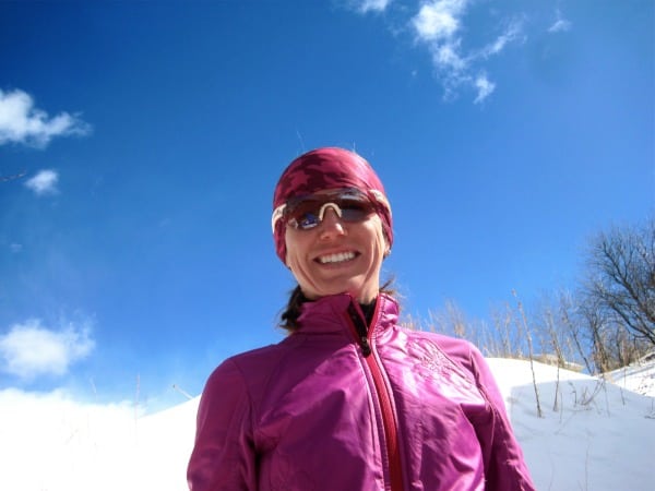 The author headed out for a run in the Sauce Ventilator Headband (and Brooks Playground Jacket). Sauce Ventilator Headband