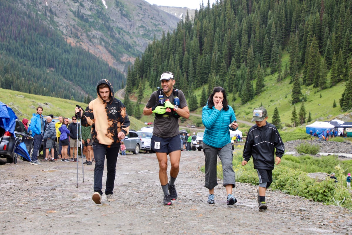 Scott Jaime at Grouse Gulch - 2017 Hardrock 100