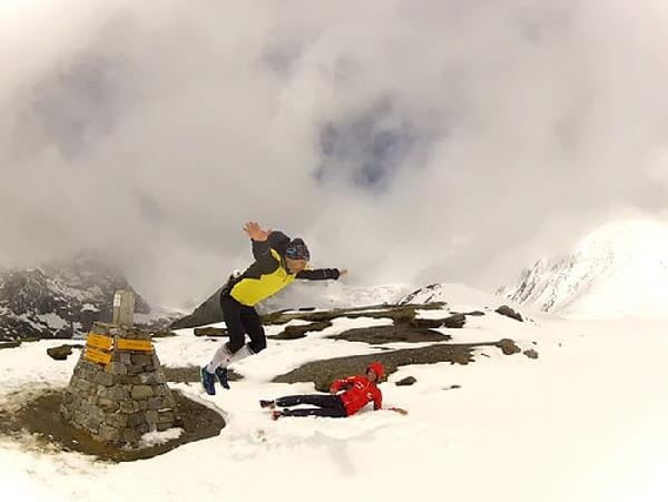 Sebastien Chaigneau and Kilian - 2012 UTMB recon
