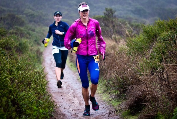 Stephanie Howe racing the TNF 50. Stephanie Howe - 2012 TNF EC 50 Mile