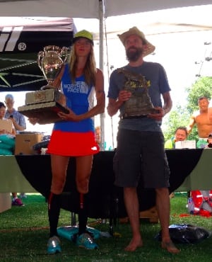 Stephanie Howe and Rob Krar - 2014 Western States 100 Champions