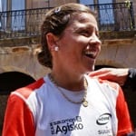 Stevie Kremer - 2013 Zegama Marathon - finish smile