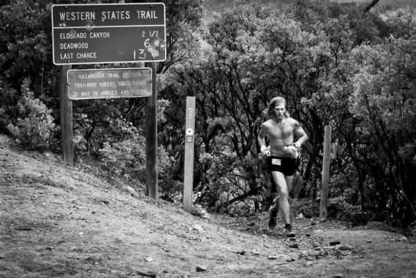 Timothy Olson - 2012 Western States 100 - Michigan Bluff Timothy Olson - 2012 Western States 100 - Michigan Bluff