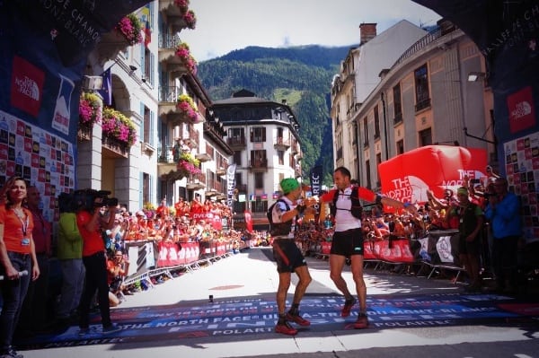 Tofol Castanyer and Iker Karrera, second place 2014 The North Face Ultra-Trail du Mont Blanc