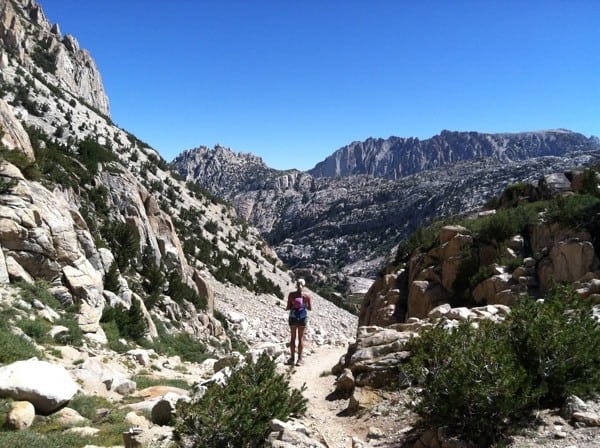 Trail runner Hoover Wilderness