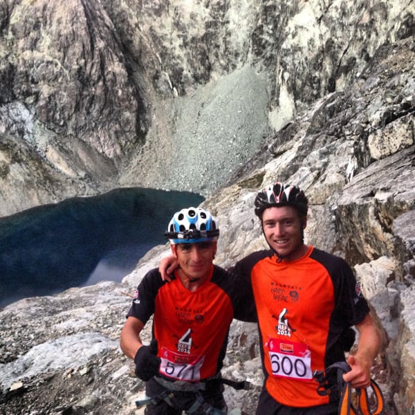 Dakota Jones and Sergio Trecaman during the 2014 Cuatros Refugios. All photos courtesy of Dakota Jones.