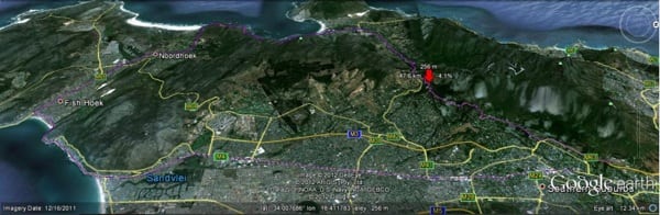 Two Oceans Marathon - Course Map