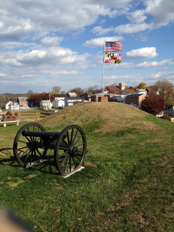 Williamsport from the Doubleday Hill Monument in downtown