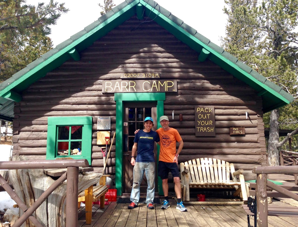 Zach Miller and Jim Plunkett-Cole at Barr Camp