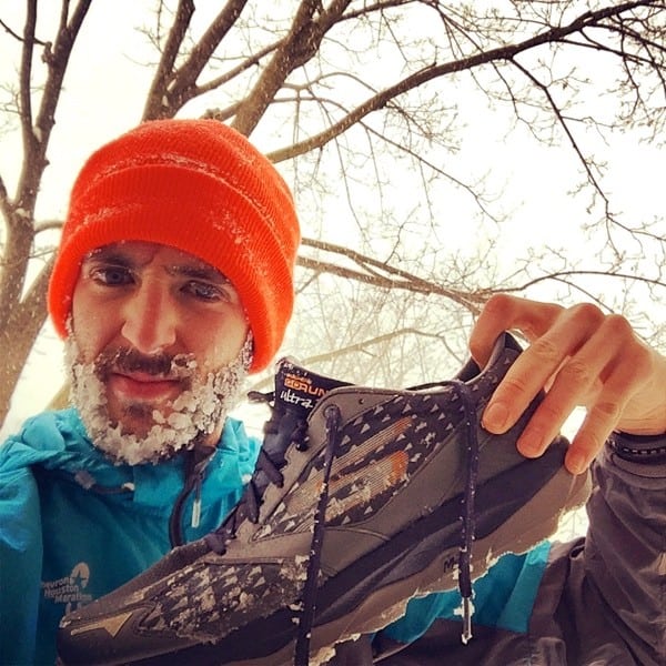 Zach Ornelas winter running