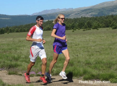 Kilian Jornet and Paula Radcliffe. Photo: Josh Korn