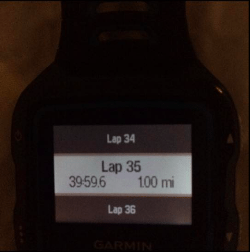 Dana Savage’s last 40 minute mile at the JFK 50 Mile before she dropped.